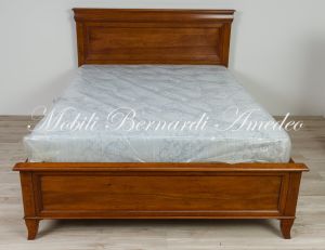 OC288 Letto Matrimoniale In Noce Misura Queen Size 08